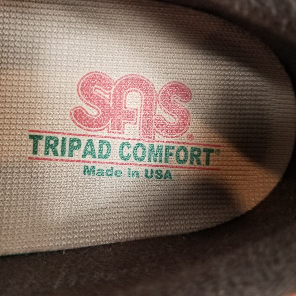 SAS Tan Leather Hook-and-Loop Mary Jane Flats - Picture 7 of 11